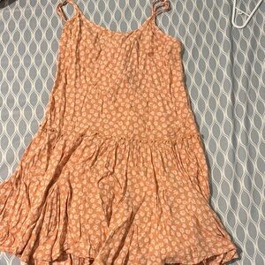 Wild Fable Orange Floral Mini Dress